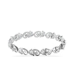 Pear Shaped Lab Grown Diamond Bracelet
