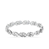 Pear Shaped Lab Grown Diamond Bracelet