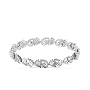 Pear Shaped Lab Grown Diamond Bracelet