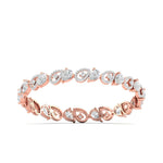 Pear Shaped Lab Grown Diamond Bracelet