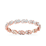 Pear Shaped Lab Grown Diamond Bracelet