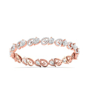 Pear Shaped Lab Grown Diamond Bracelet