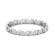 Pear Shaped Lab Grown Diamond Bracelet