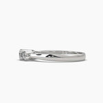 Three Round Cut Diamond Ring