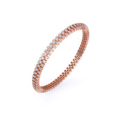Multi-Row Pave Diamond Bracelet