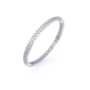 Multi-Row Pave Diamond Bracelet