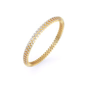 Multi-Row Pave Diamond Bracelet