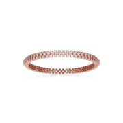 Multi-Row Pave Diamond Bracelet