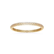 Multi-Row Pave Diamond Bracelet