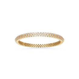 Multi-Row Pave Diamond Bracelet