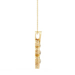Three-stone diamond drop Pendant