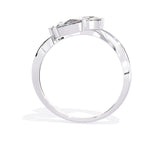 Three Stone Pear Diamond Ring