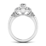 Sparkling Diamond Radiant Anniversary Ring