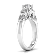 Sparkling Diamond Radiant Anniversary Ring