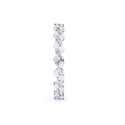 Marquise Cluster Diamond Curve Bangle