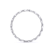 Marquise Cluster Diamond Curve Bangle
