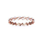 Marquise Cluster Diamond Curve Bangle