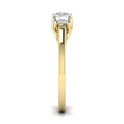Trellis Design Three Diamonds Ring