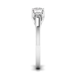 Trellis Design Three Diamonds Ring