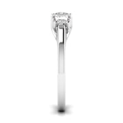 Trellis Design Three Diamonds Ring