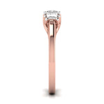 Trellis Design Three Diamonds Ring