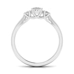 Trellis Design Three Diamonds Ring