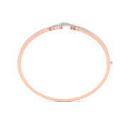 Swirl Design Lab Grown Diamond Bangle