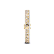 Stylish Triangular Design Diamond Bangle