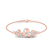 Triple Flower Diamond Band