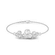 Triple Flower Diamond Band