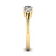 1 Carat Triple Head Diamond Ring