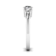 1 Carat Triple Head Diamond Ring