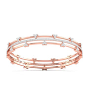 Triple Row Diamond Bracelet