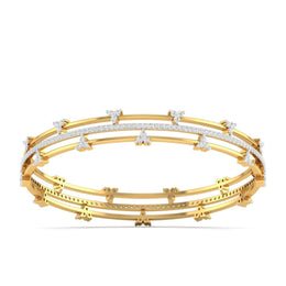 Triple Row Diamond Bracelet