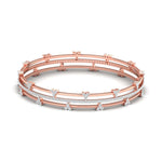 Triple Row Diamond Bracelet