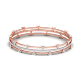Triple Row Diamond Bracelet