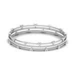 Triple Row Diamond Bracelet