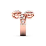 Serpenti Studded Diamond Ring