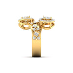Serpenti Studded Diamond Ring