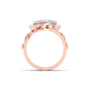 Serpenti Studded Diamond Ring