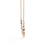Twisted Diamond Pendant Necklace