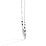 Twisted Diamond Pendant Necklace