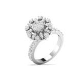 Unique Diamond Cluster Ring