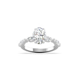 1.5 Carat Oval Solitaire Engagement Ring