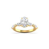 1.5 Carat Oval Solitaire Engagement Ring