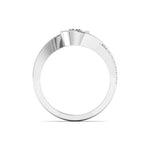 Unique Swirl Diamond Ring