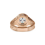 1.5 Carat Split Shank Halo Engagement Ring