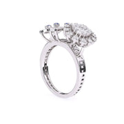 Antique Blue Stone Statement Diamond Ring