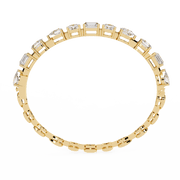 Whimsical Diamond Embrace Bracelet