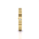Sparkling Diamond Accent Gold Bangle